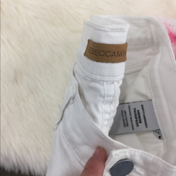 {Rebecca Minkoff} Midrise Skinny White Jeans - Picture 6 of 8